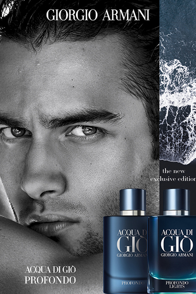 اعكس حبك للمغامرة هذا الصيف مع عطر PROFONDO LIGHTS ACQUA DI GIÒ من جورجيو أرماني